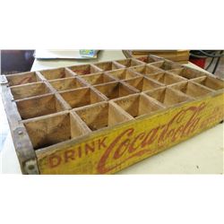 Coca-Cola 24 Bottle Wooden Crate