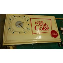 1950's Coca-Cola Light Up Clock - working