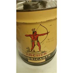 Archer 5 Gal. Outboard Motor Oil Tin