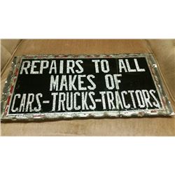 1930's Glass Repair Shop Sign