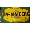 Image 1 : Porcelin Double Sided Penzoil Sign
