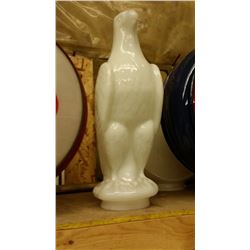 Replica White Eagle Gasoline Globe- Milk Glass