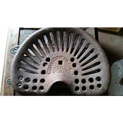 Cast Iron Seat - Western L.Roller Co.