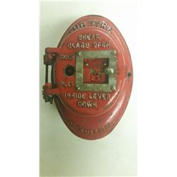 1908 Cast Fire Alarm Box - Operational