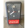 Image 1 : 1970's Light Up Coca-Cola Clock