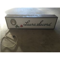 1960's Laura Secord Light Up Clock