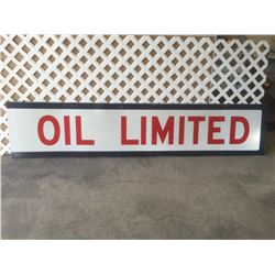 Oil Ltd. Sign 2 x 9 Tin (Pt. of White Rose Set)