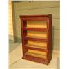 Image 1 : Mahogany 4 Section Stacking Bookcase