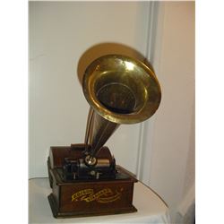 Edison Standard Horn Type Phonograph (works good)