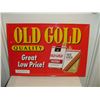 Image 1 : Old Gold Cigarette Advertising Sign Tin