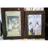 Image 1 : Two Framed Advertising Prints
