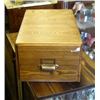 Image 1 : Single Drawer Oak Filer
