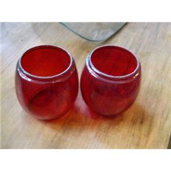 Red Lantern Globes (2)