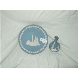 Wedgewood Vase & Plate