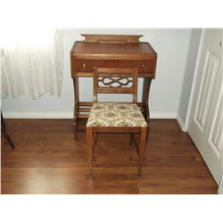 Early Boudoir Desk & Chair
