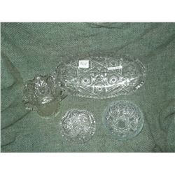 Early Daisy & Button Press Glass