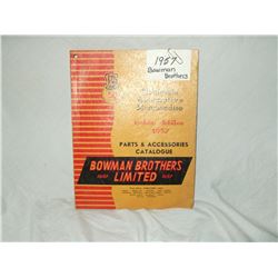 1957 Bowman Bros. Catalogue / 1947 McKenzie Auto Catalogue