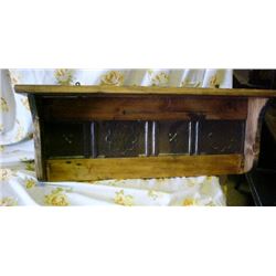 Wall Shelf Built from reclamied lumber