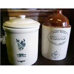 Dauphin Ukrainian Festival Finger Jug / 1 gal Crock w/ Lid