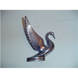 Chrome Swan Hood Ornament (large)