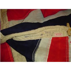 Large Old Canadian School Union Jack Flag