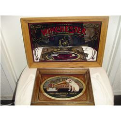 RCA Victor & Winchester Advertising Mirrors