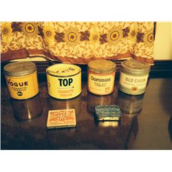 Tobacco Tins Assorted (6)