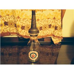 1 Qt. Oil Jar Bottle Red Crown