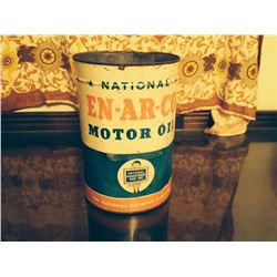 En-Ar-Co Motor Oil Tin 1 Gal.