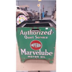 Imperial Marvelube Motor Oil Bottle Rack