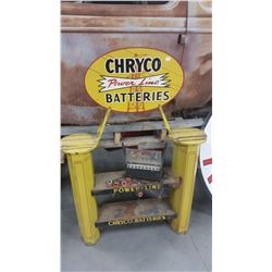 Chryco Powerline Batteries Battery Rack double sided