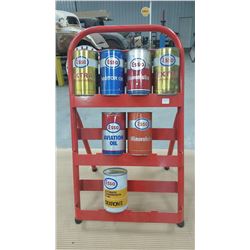 Quart Can Rack w/ Cans