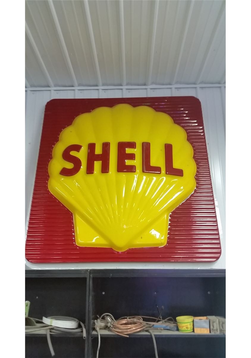 Shell Sign 1953 First Plastic Sign