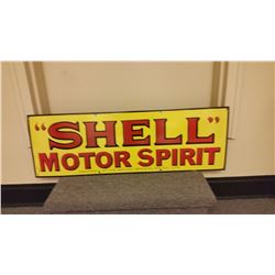 Shell Motor Spirit Porcelin Sign