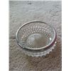 Image 2 : 2 Cut Glass Bowls Stainless Trim