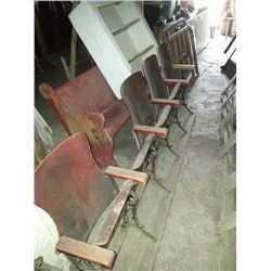 2 Sets of Cst 5 Seat Theatre Seats