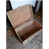 Image 2 : Hand Made Willow Plant & Early Wicker Travelling Suitcase
