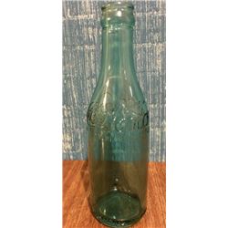 Blue 1920's Coca Cola Pop Bottle