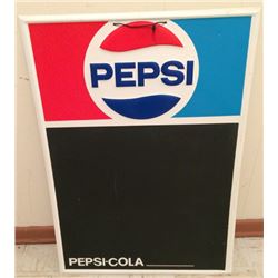 Mint Pepsi Cola Menu Board