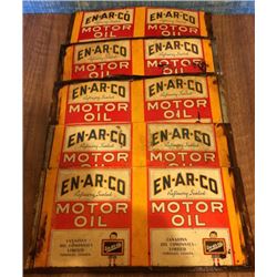 5 White Rose Enarco Tins Flattened