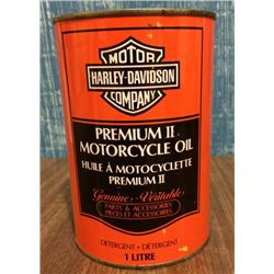Harley Davidson Motorcycle Oil Tin