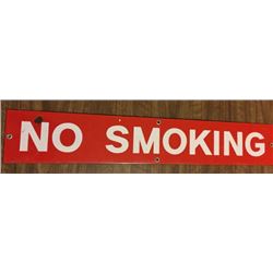 Porcelin No Smoking Sign