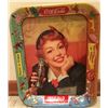 Image 1 : 1950's Coca Cola Tray with Girl