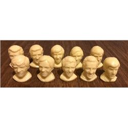 1970's Collection of Colgate NHL Hockey Player Head Busts