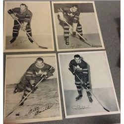 4 Quaker Oats Hockey Photos Toronto Maple Leafs 1945-54