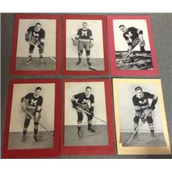 6 Beehive Hockey Photos Montreal Maroons 1933-45