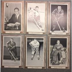 6 Beehive 1960 Hockey Photos w/ Bobby Hull