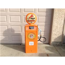 Gas Boy Electric Gas Pump w/ Reproduction Globe