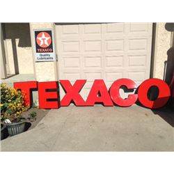 Texaco Lighted Sign 31" Tall