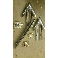Chrome Car ornaments assorted